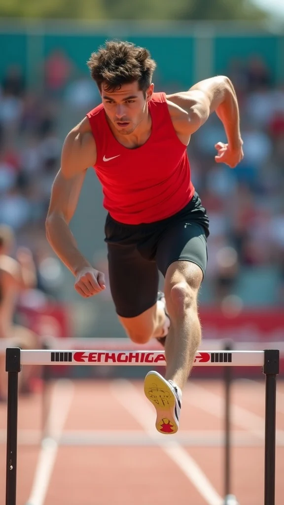 run your race jump the hurdles keep going